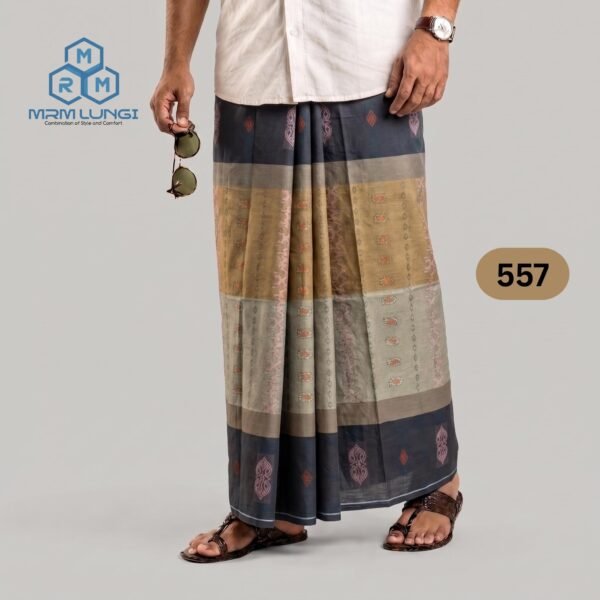 Deep Jacquard Lungi 557