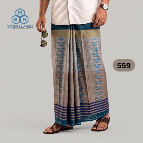 Deep Jacquard Lungi 559