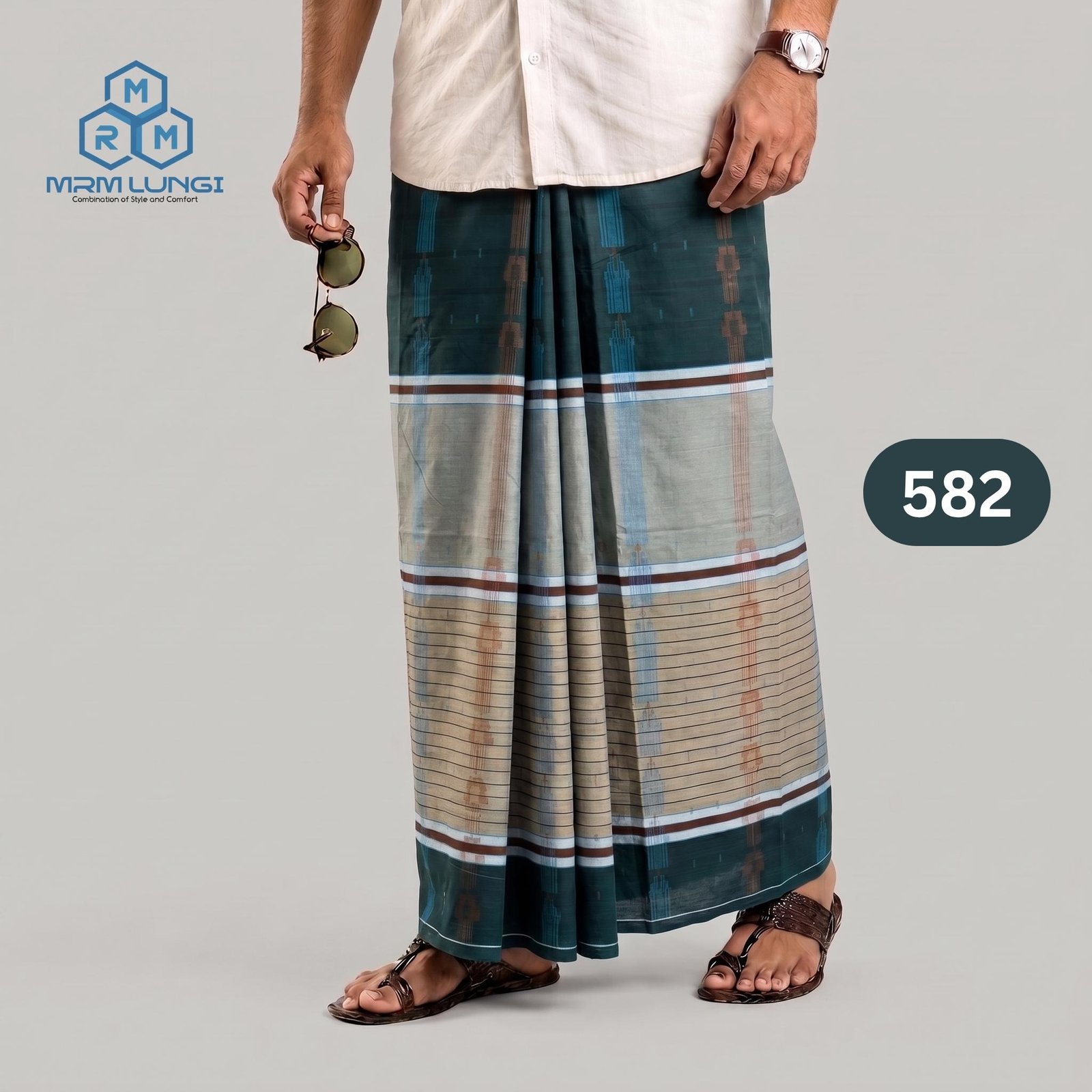 582 Classic Jacquard Lungi 582 - Image 1