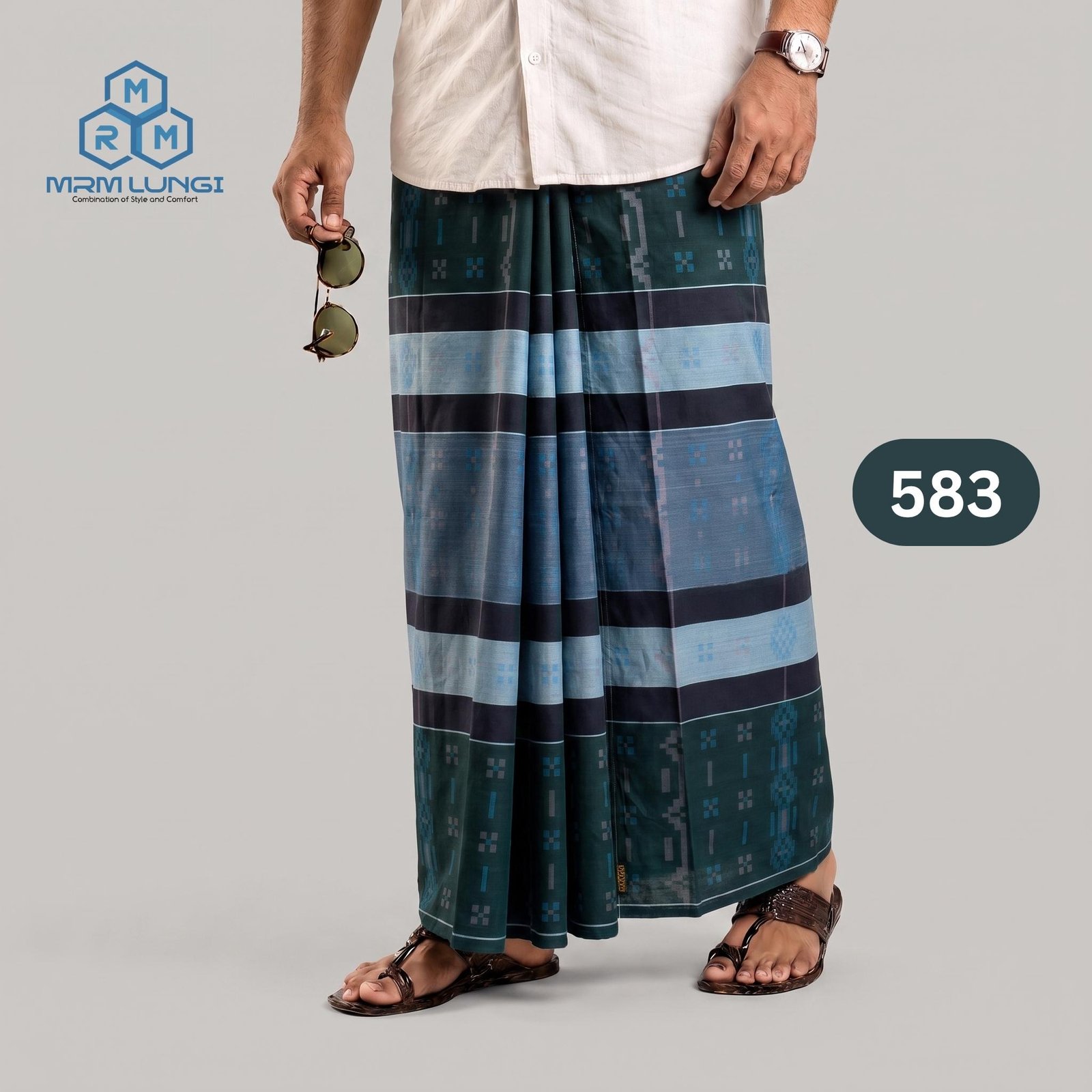 583 Classic Jacquard Lungi 583 - Image 1