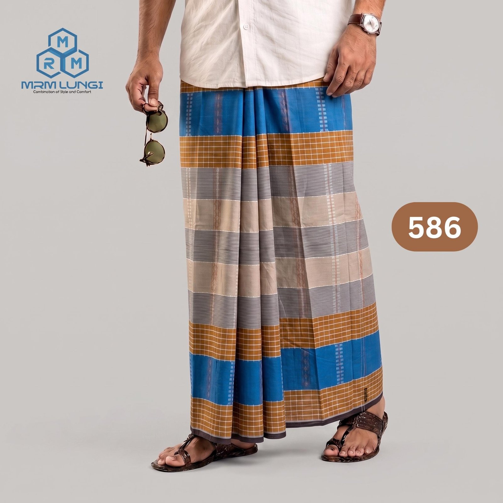 586 Classic Jacquard Lungi 586 - Image 1