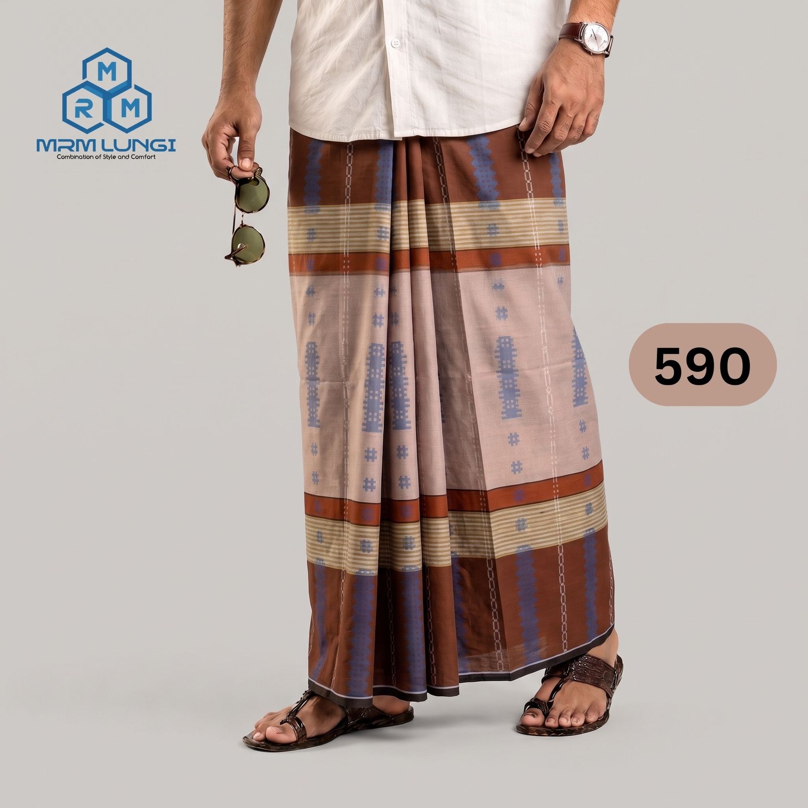 590 Classic Jacquard Lungi 590 - Image 1