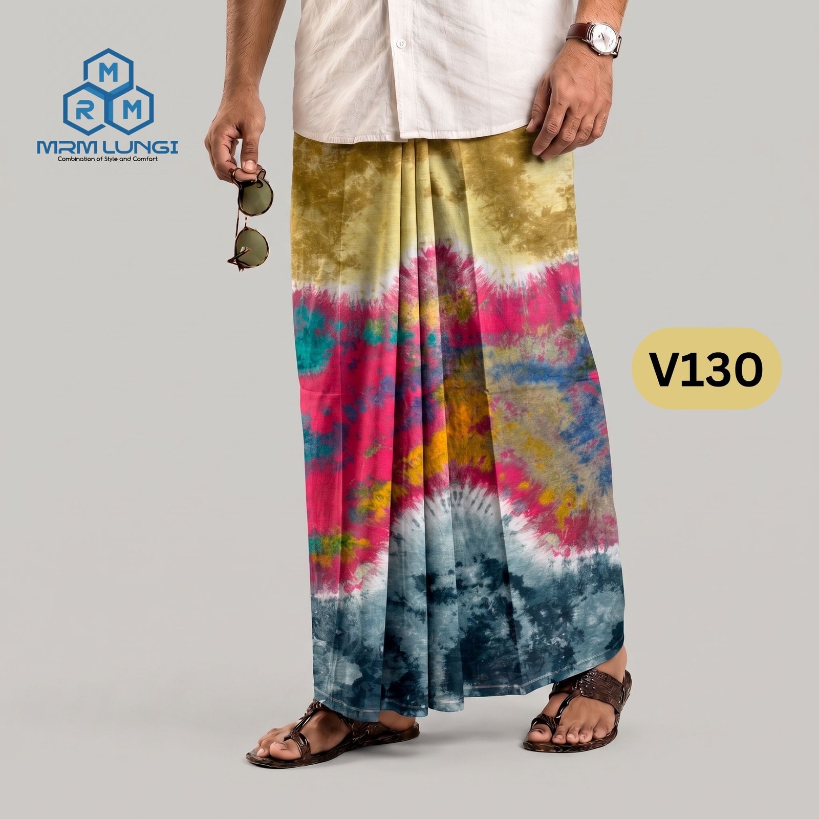 V130 2 Hand Made Batik Lungi V130 - Image 1