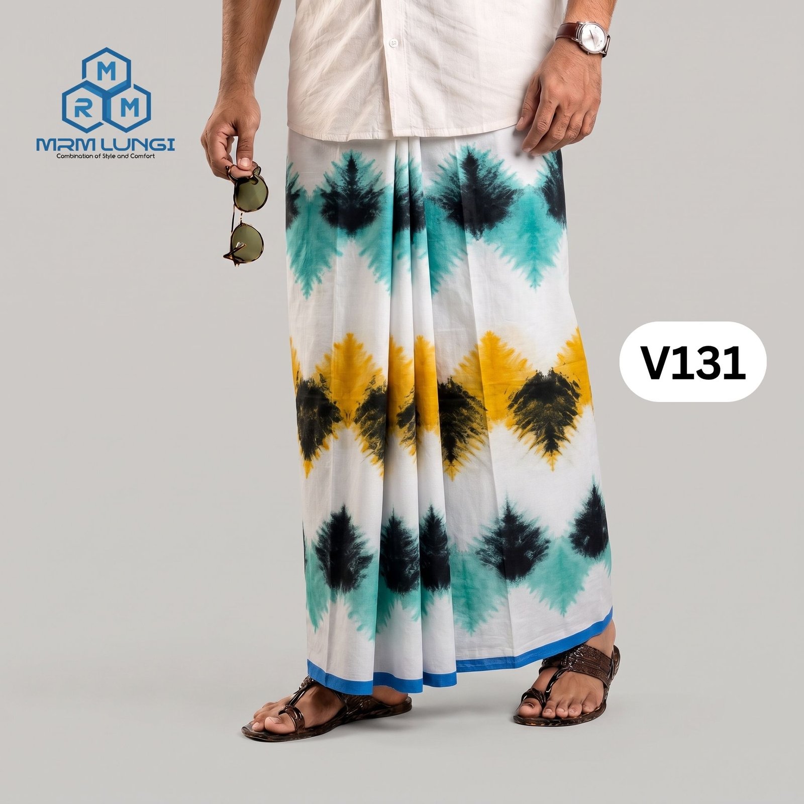 V131 Hand Made Batik Lungi V131 - Image 1